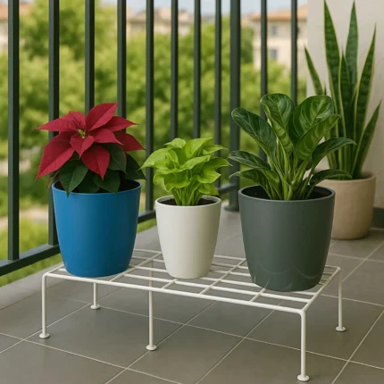 SELF METAL FLOWER POTS STAND